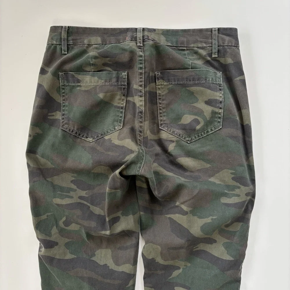 SUNDRY Women's Striped-Trim Camo Jogger Pants Size 25